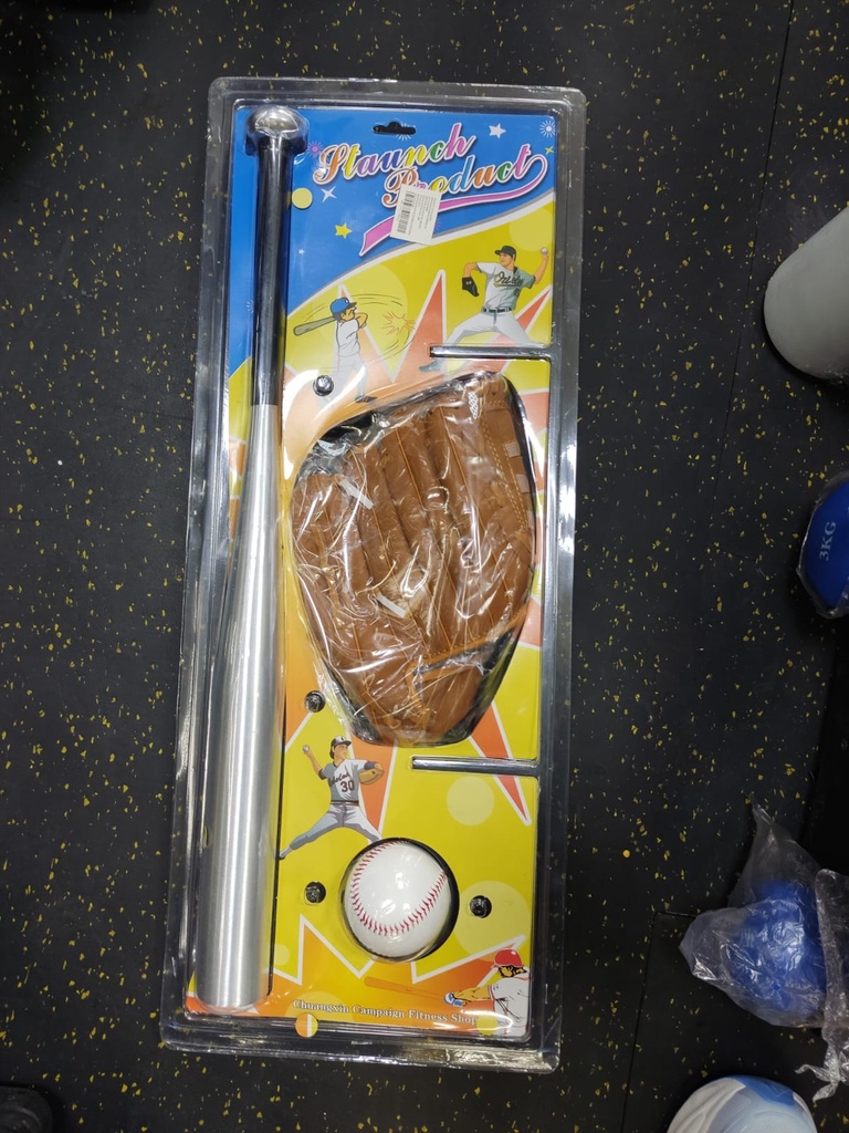Set beisbol 3pz aluminio 